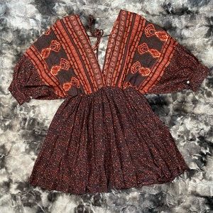 Vici stunning surroundings babydoll swing dress